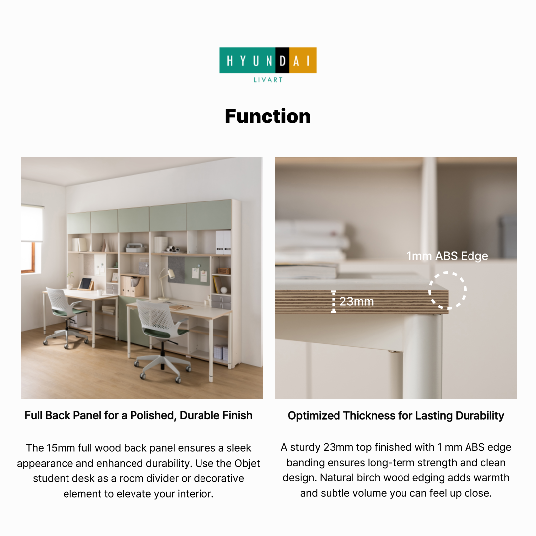 Objet Student Desk Set (Open)
