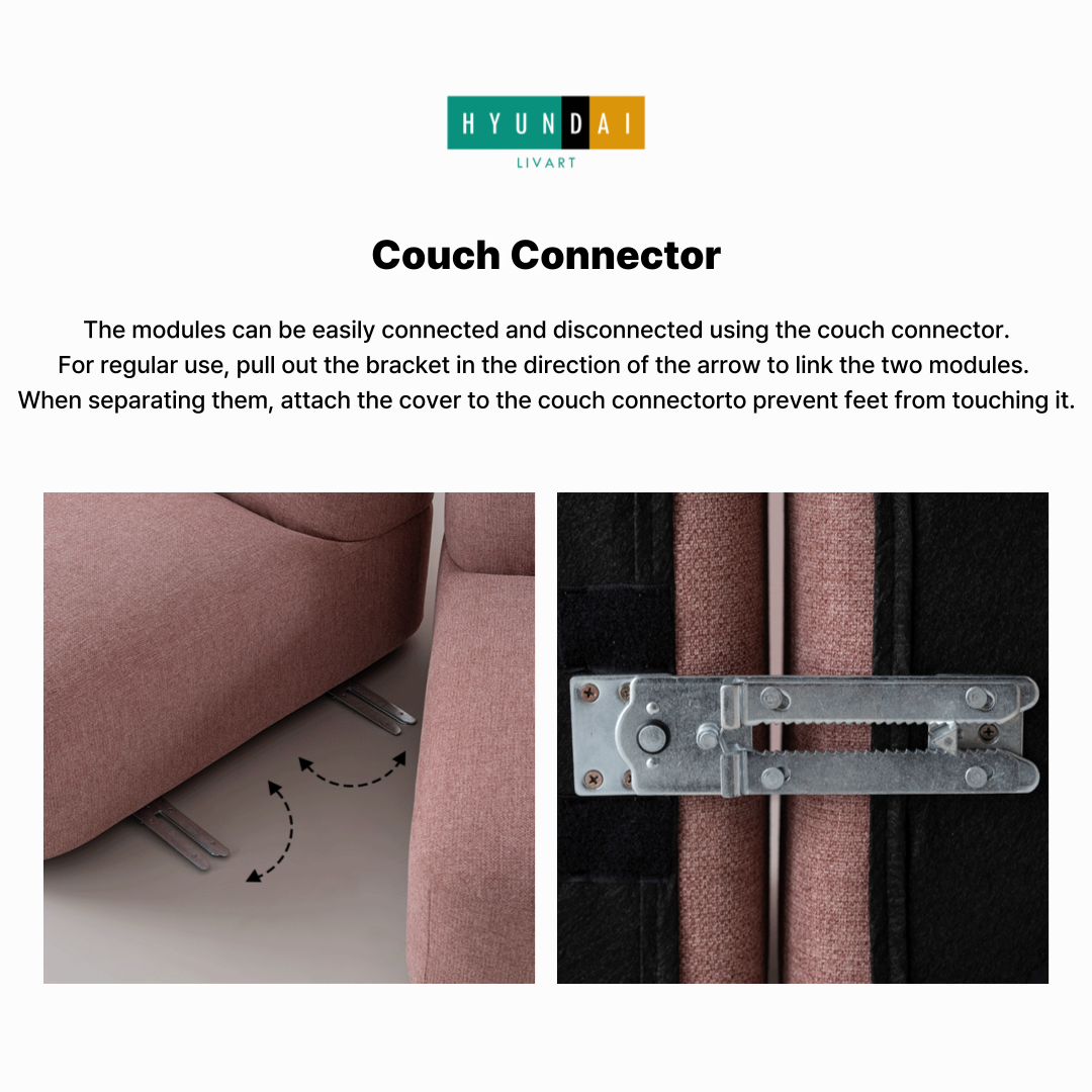 Onde 4-Seater Wide Fabric Sofa