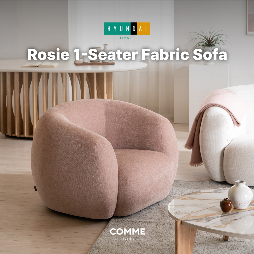 Rosie 1-Seater Fabric Sofa