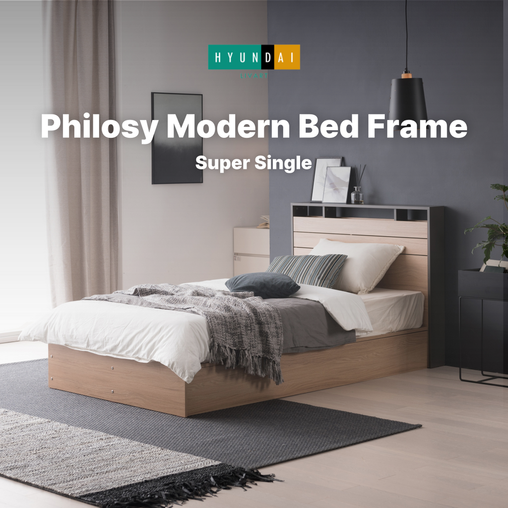Philosy Modern Bed Frame [Super Single]