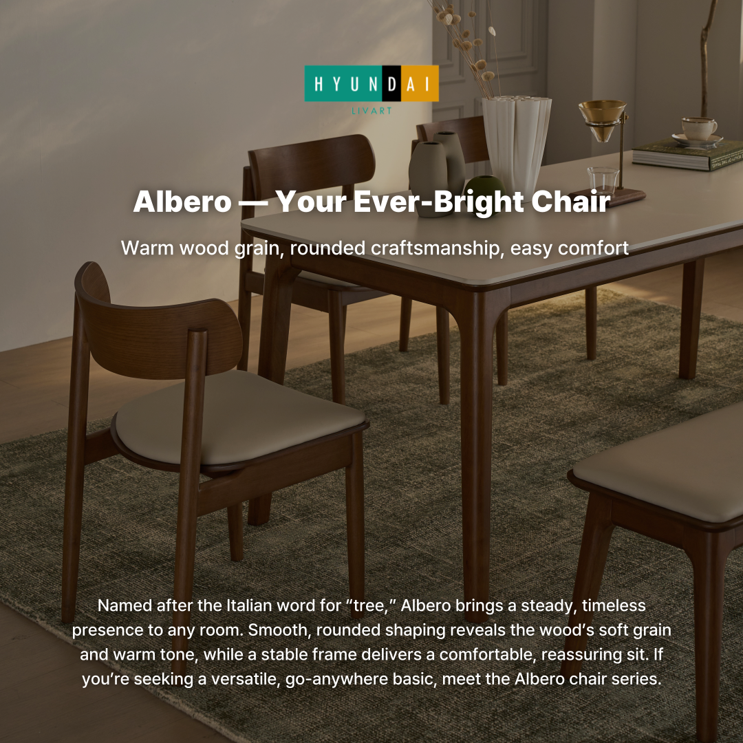 Albero Wooden Dining Chair