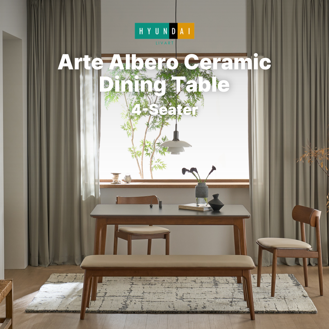 Arte Albero Ceramic Dining Table [4-Seater]