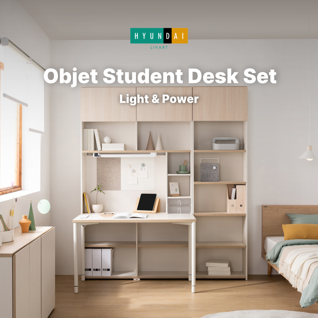 Objet Student Desk Set (Light & Power)