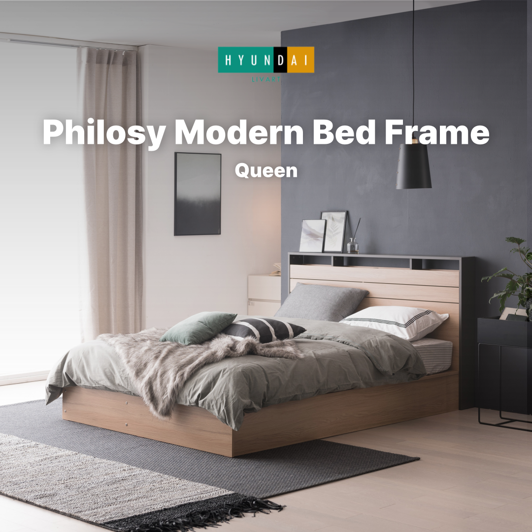 Philosy Modern Bed Frame [Queen]