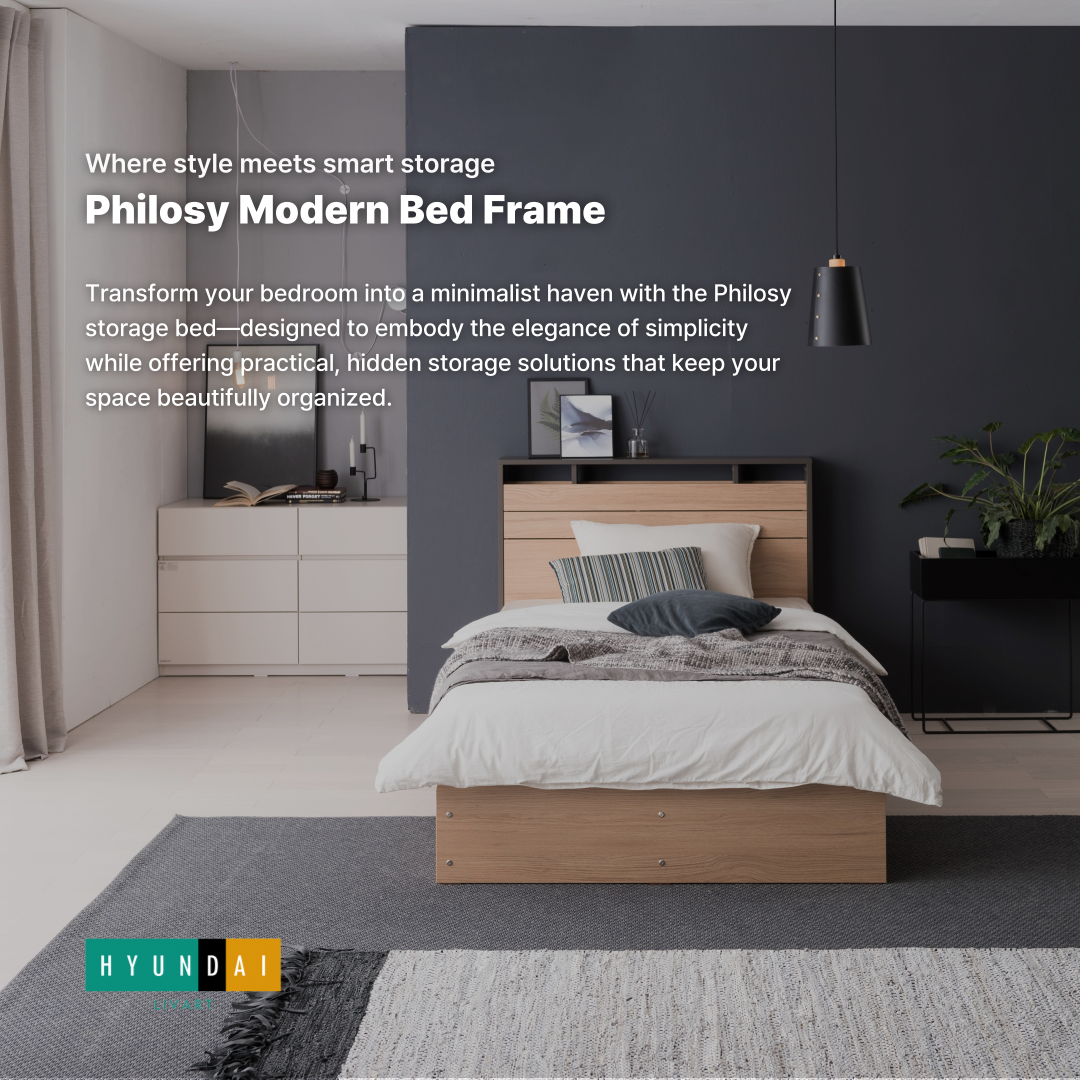 Philosy Modern Bed Frame [Super Single]