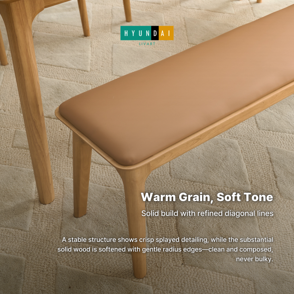Albero Wooden Dining Bench