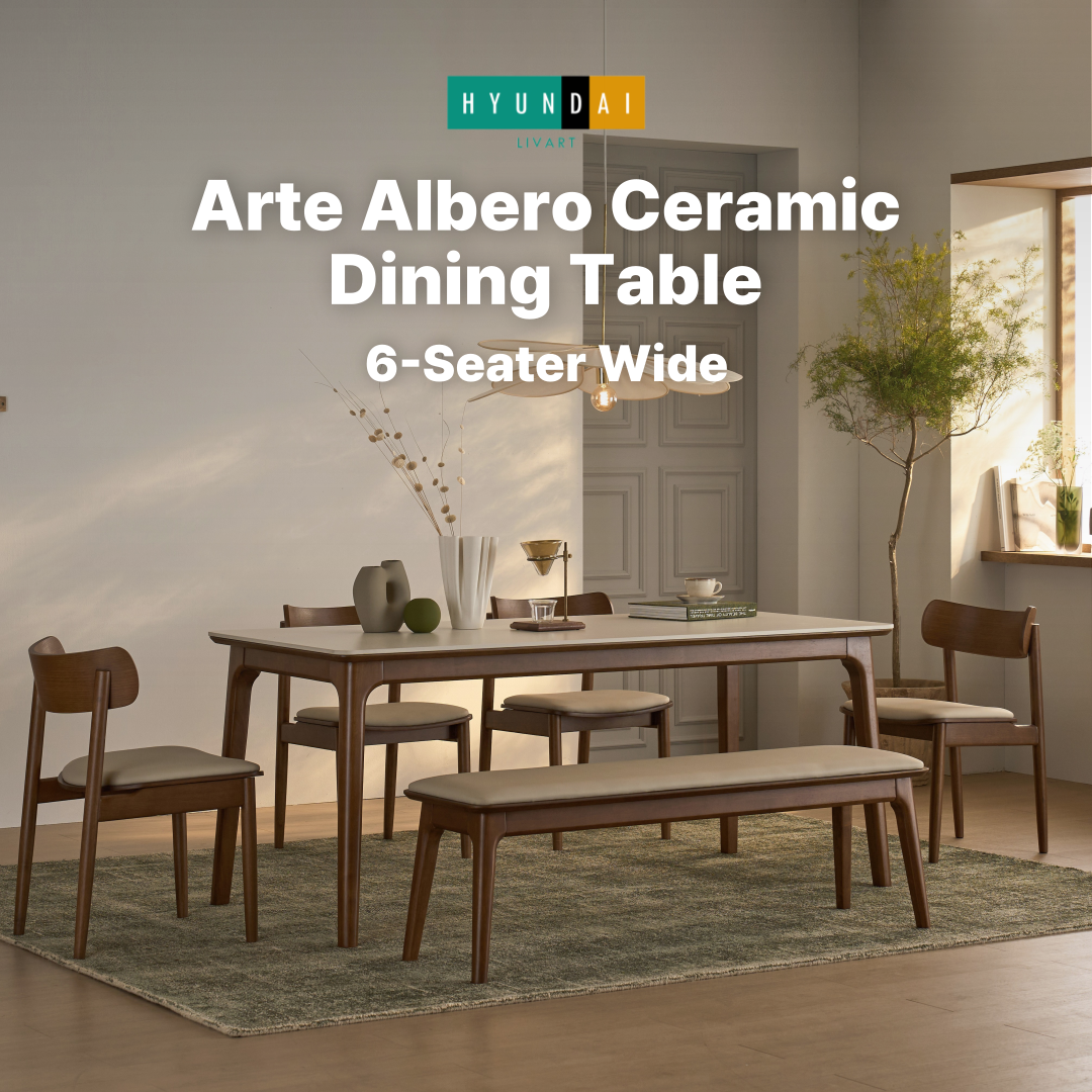 Arte Albero Ceramic Dining Table [6-Seater Wide]
