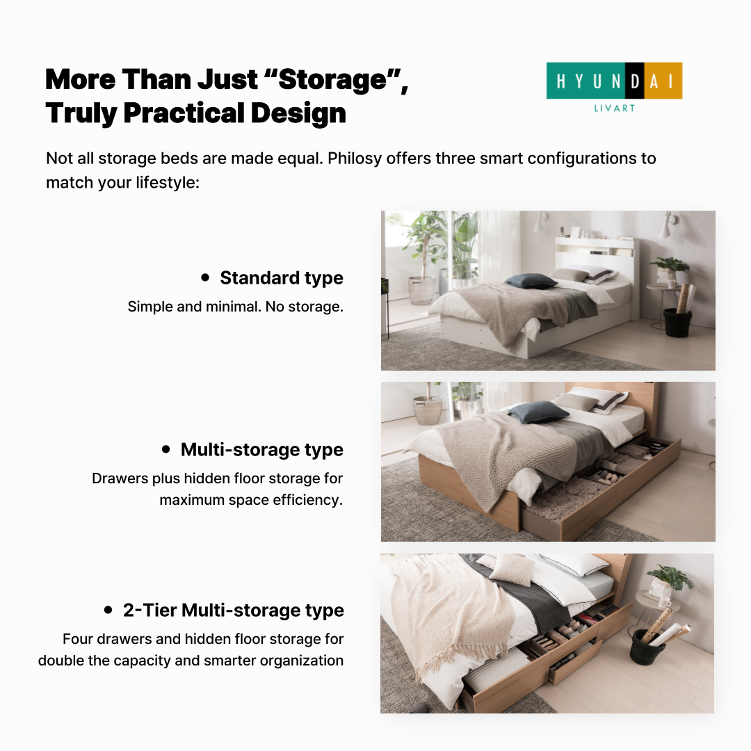 Philosy Bed Frame [Super Single]