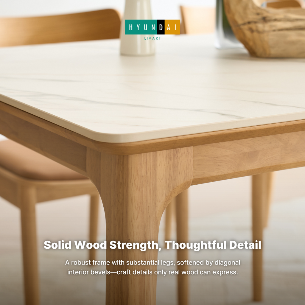 Arte Albero Ceramic Dining Table [4-Seater Wide]