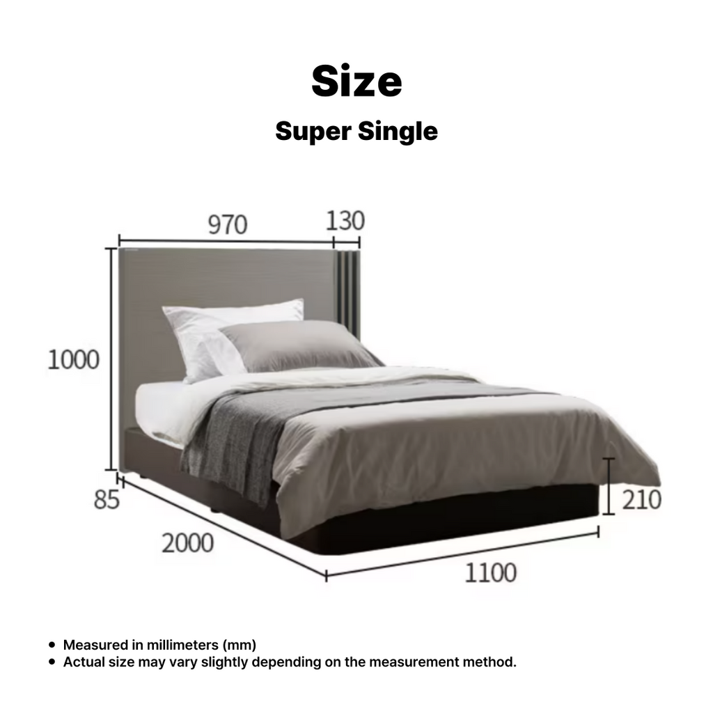 Copenhagen Bed Frame [SS/Q/LK]