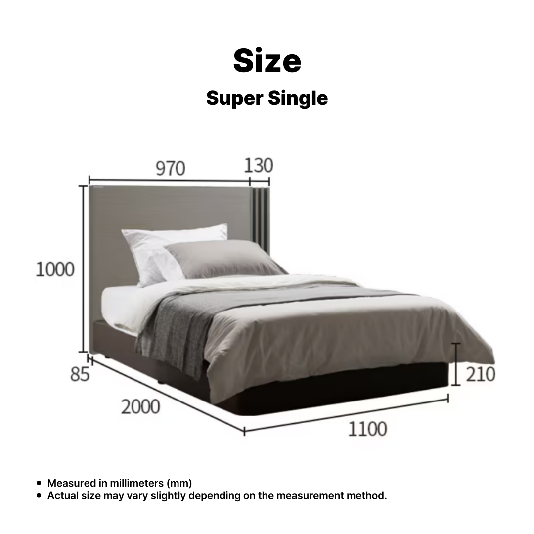 Copenhagen Bed Frame [SS/Q/LK]