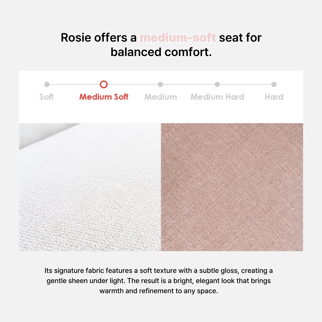 Rosie 5-Seater Fabric  Corner Sofa