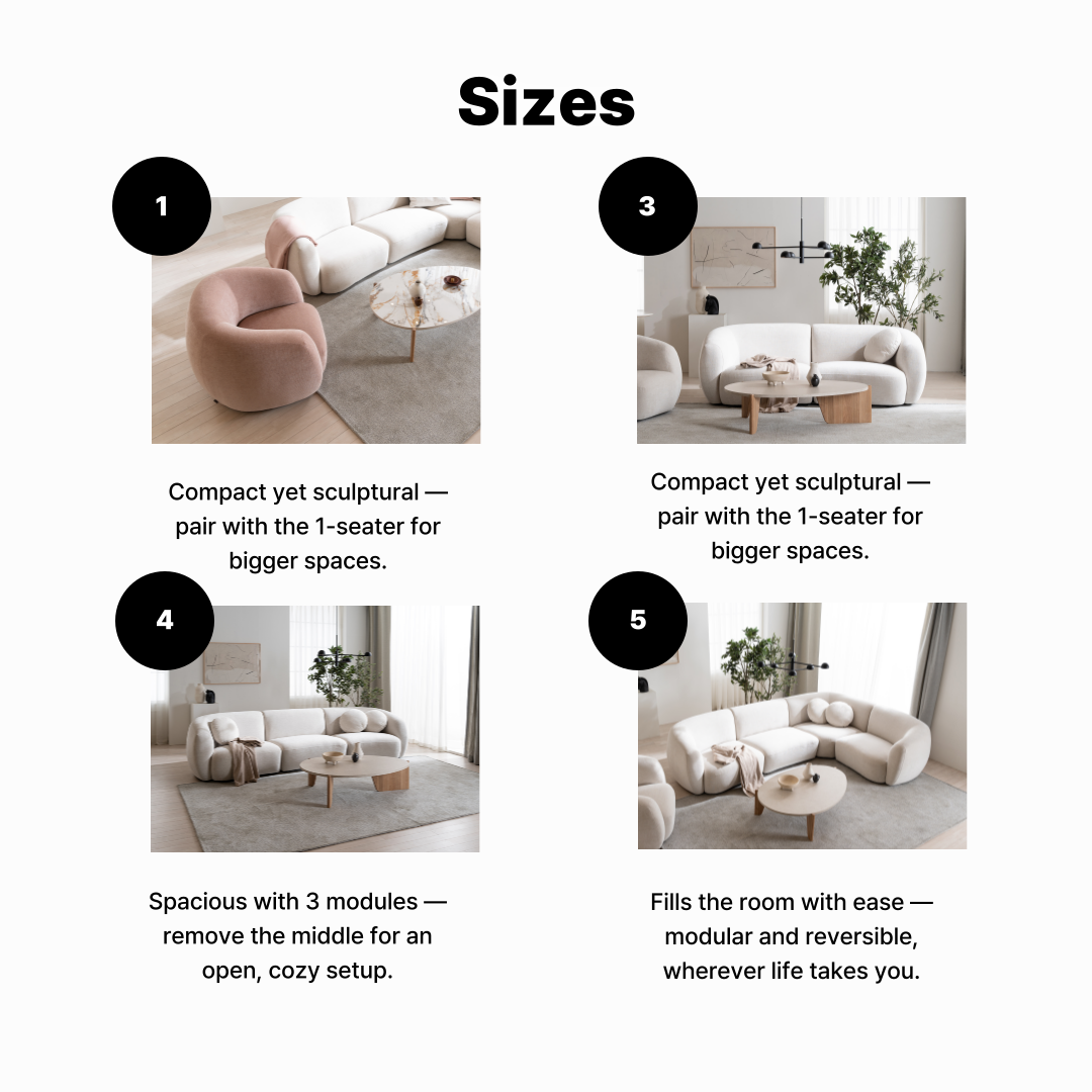 Rosie 5-Seater Fabric  Corner Sofa