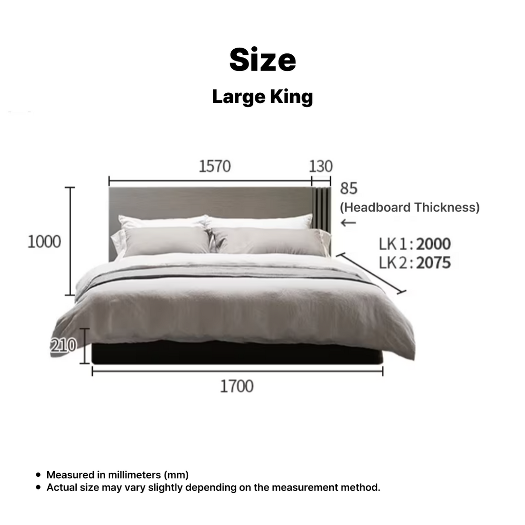 Copenhagen Bed Frame [SS/Q/LK]