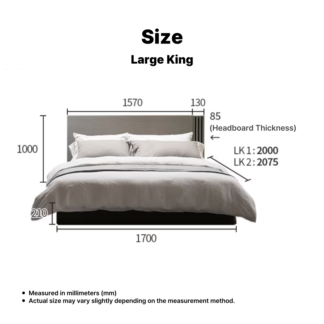 Copenhagen Bed Frame [SS/Q/LK]