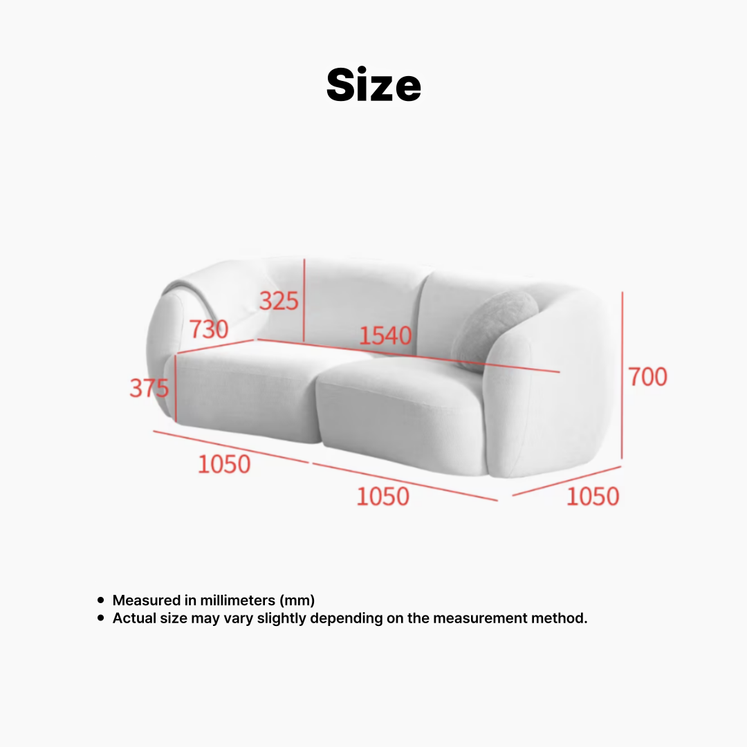 Rosie 3-Seater Fabric Sofa