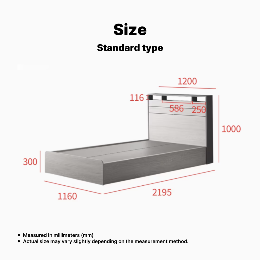 Philosy Modern Bed Frame [Queen]