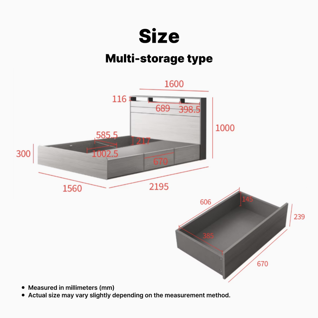 Philosy Modern Bed Frame [Super Single]
