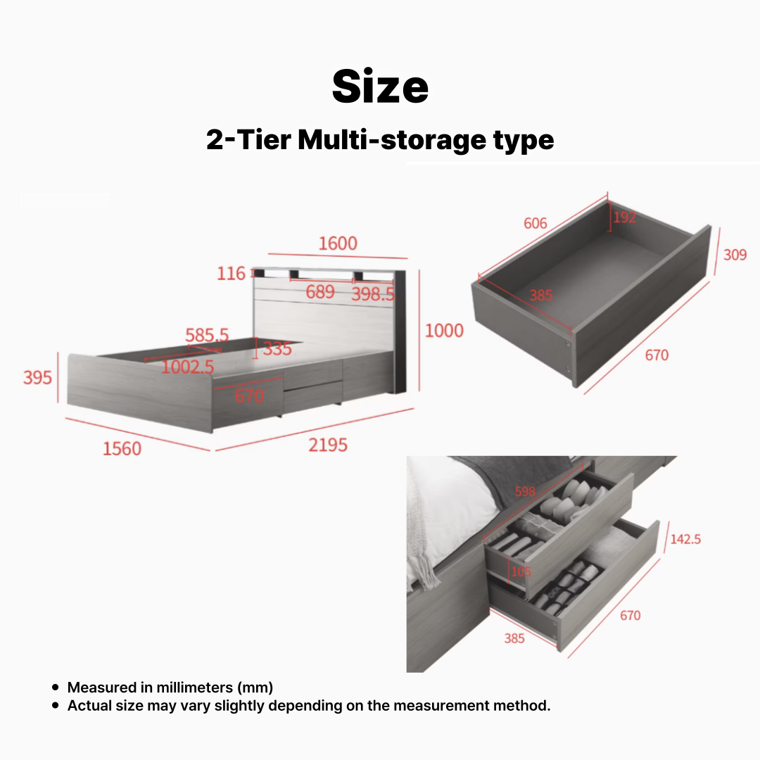Philosy Modern Bed Frame [Super Single]