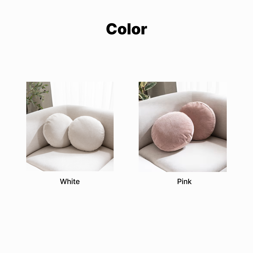 Rosie Fabric Cushion - Oval