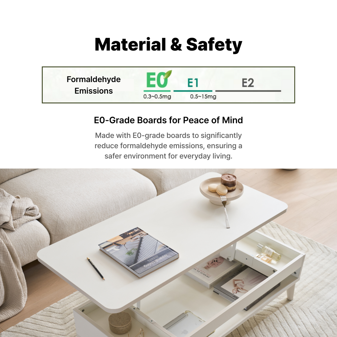 Mooni Lift-Up Tea Table 1200