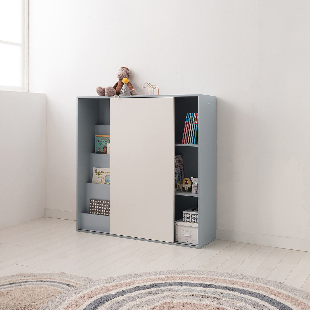 Comme Kids Magnetic Sliding Bookshelf