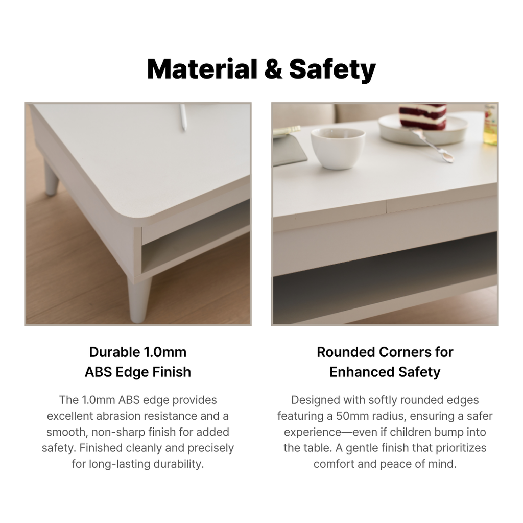 Mooni Lift-Up Tea Table 950