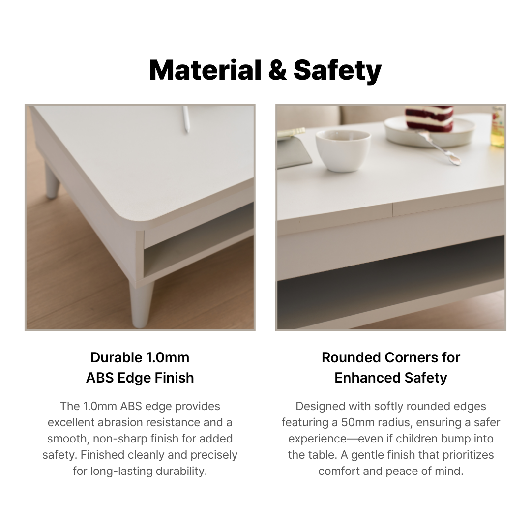 Mooni Lift-Up Tea Table 1200