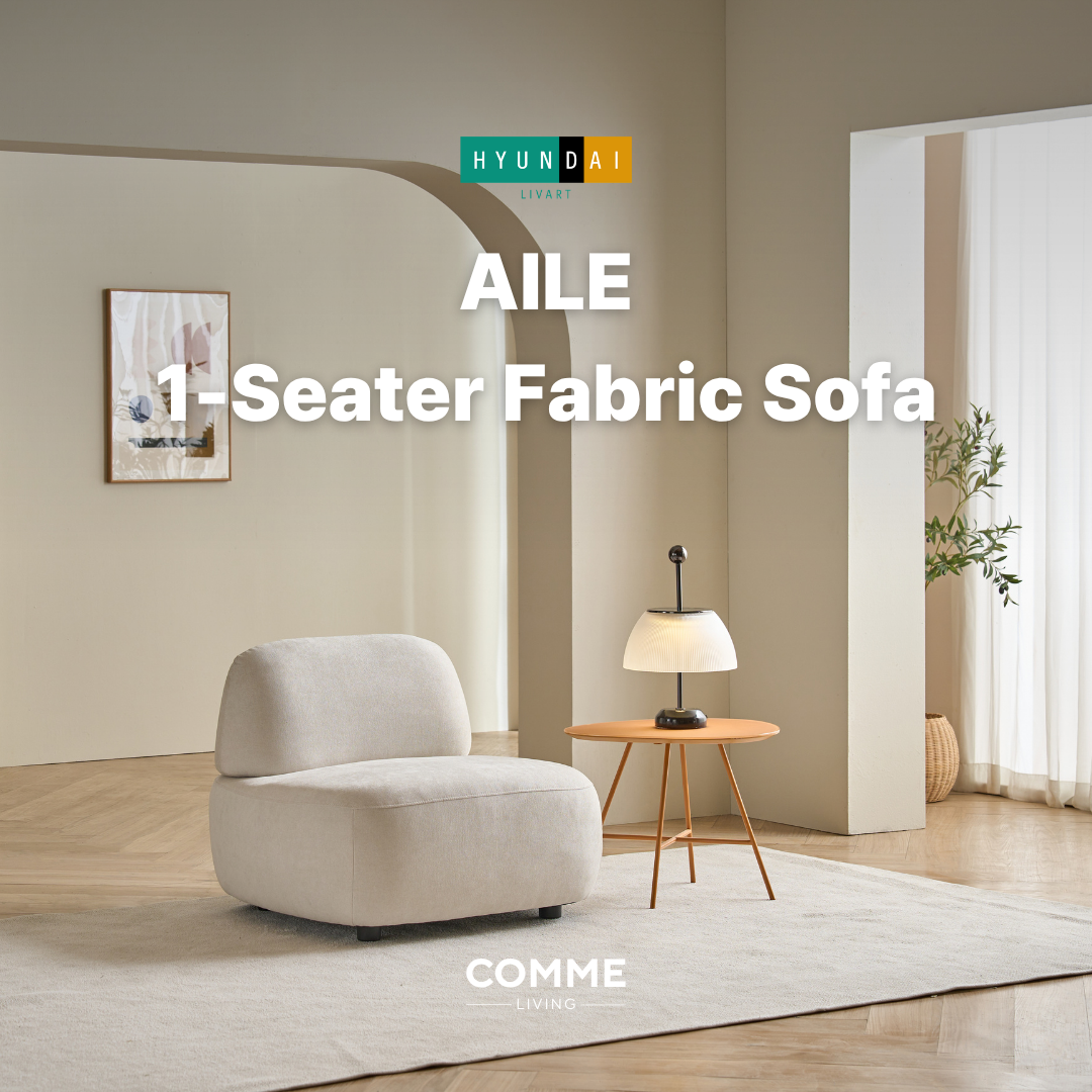 Aile 1-Seater Fabric Sofa