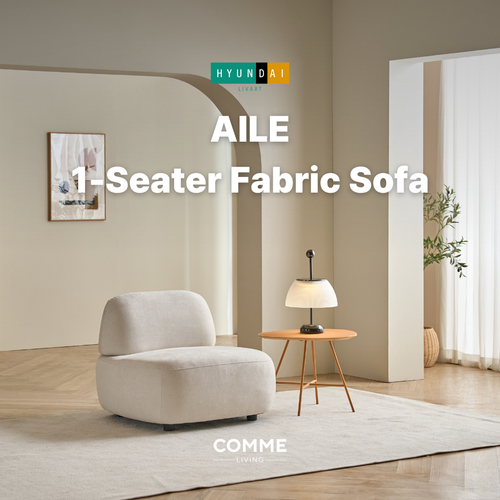 Aile 1-Seater Fabric Sofa
