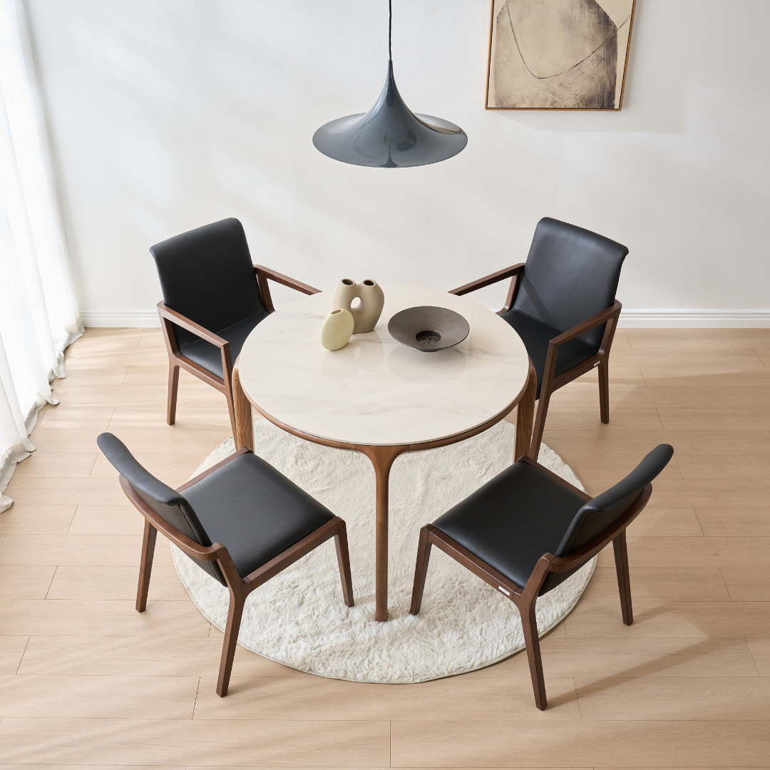 Laeti Round Ceramic Dining Table