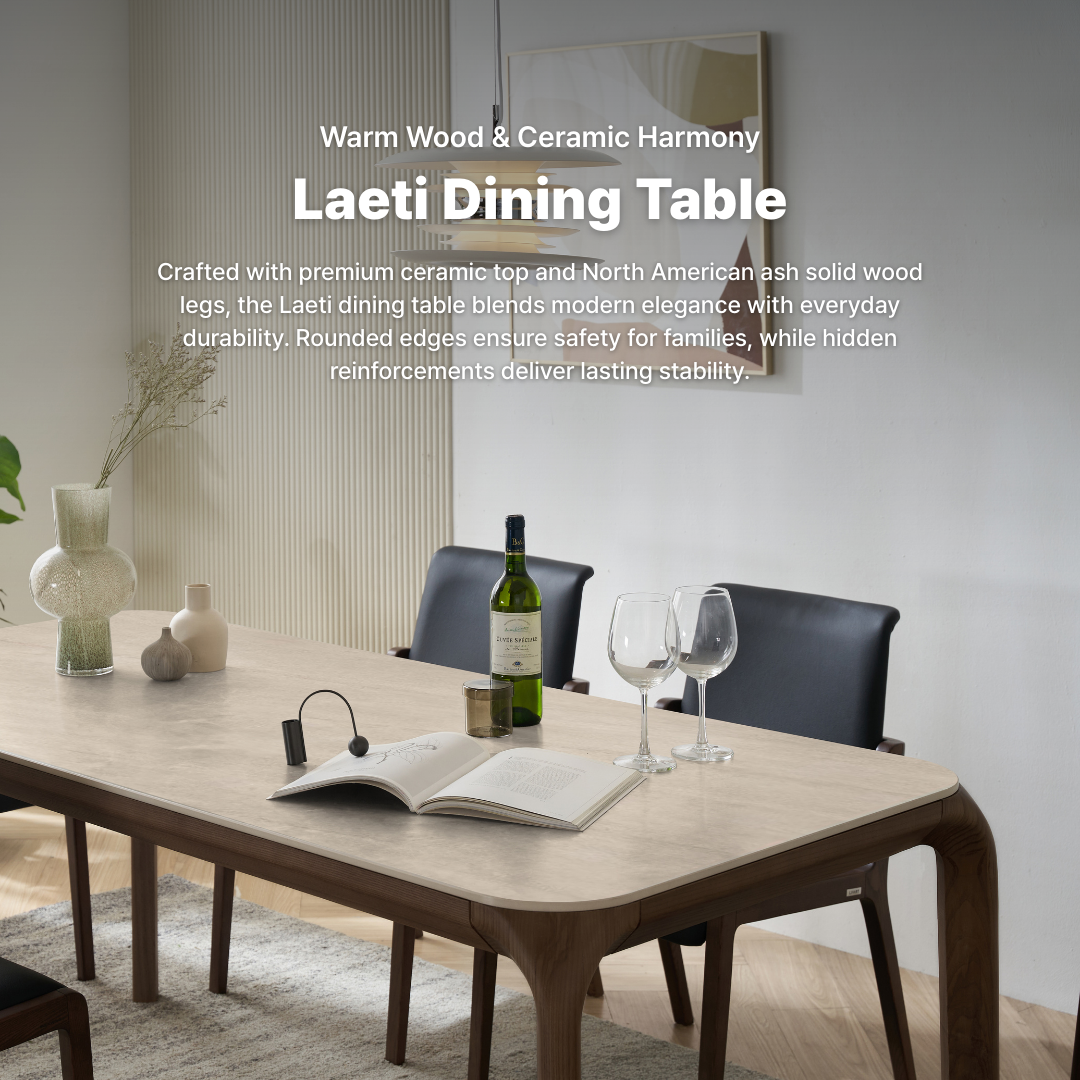 Laeti Wide 4-Person Dining Table