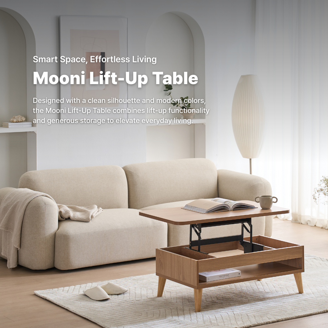 Mooni Lift-Up Tea Table 1200