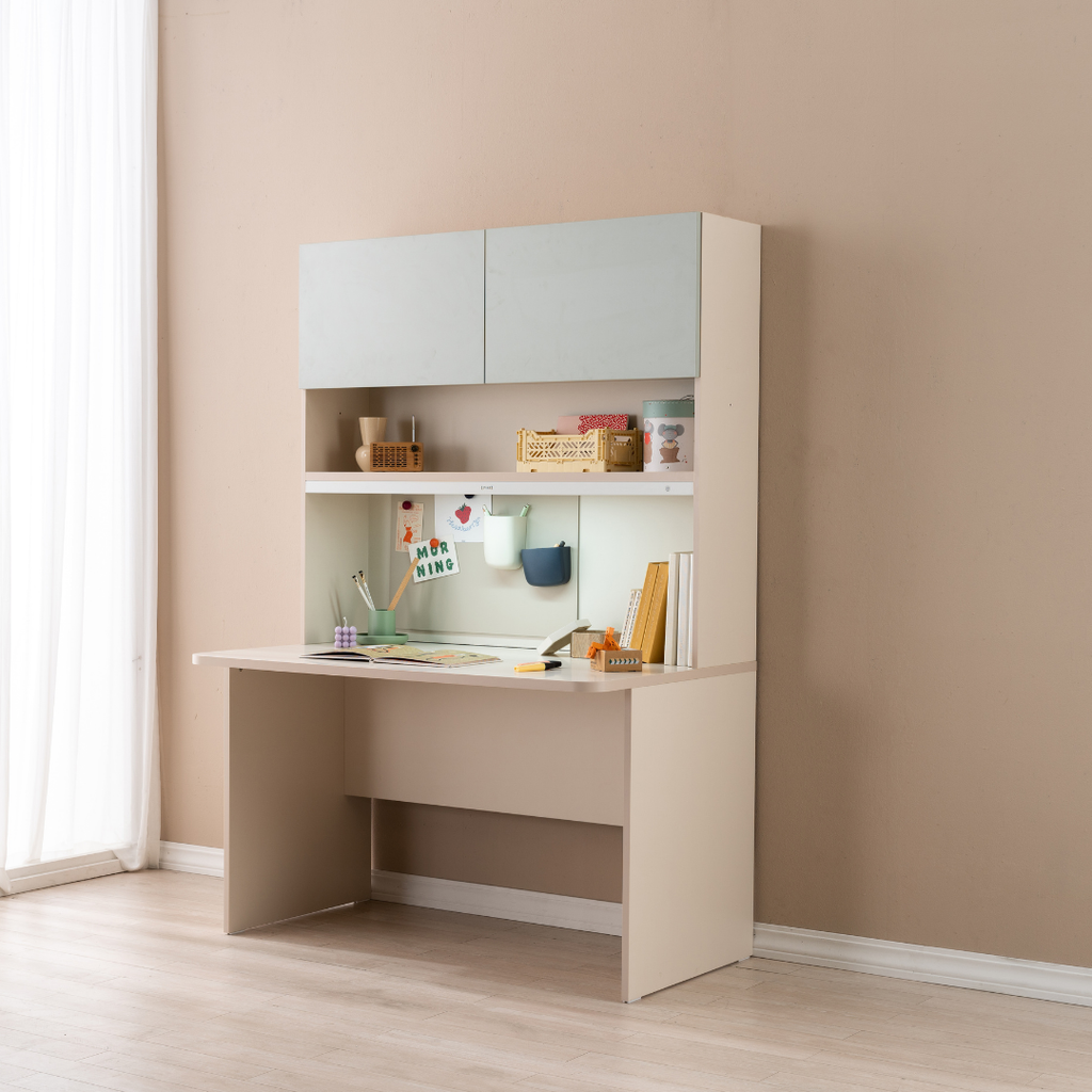 Ronan Desk with Upper Door Shelf