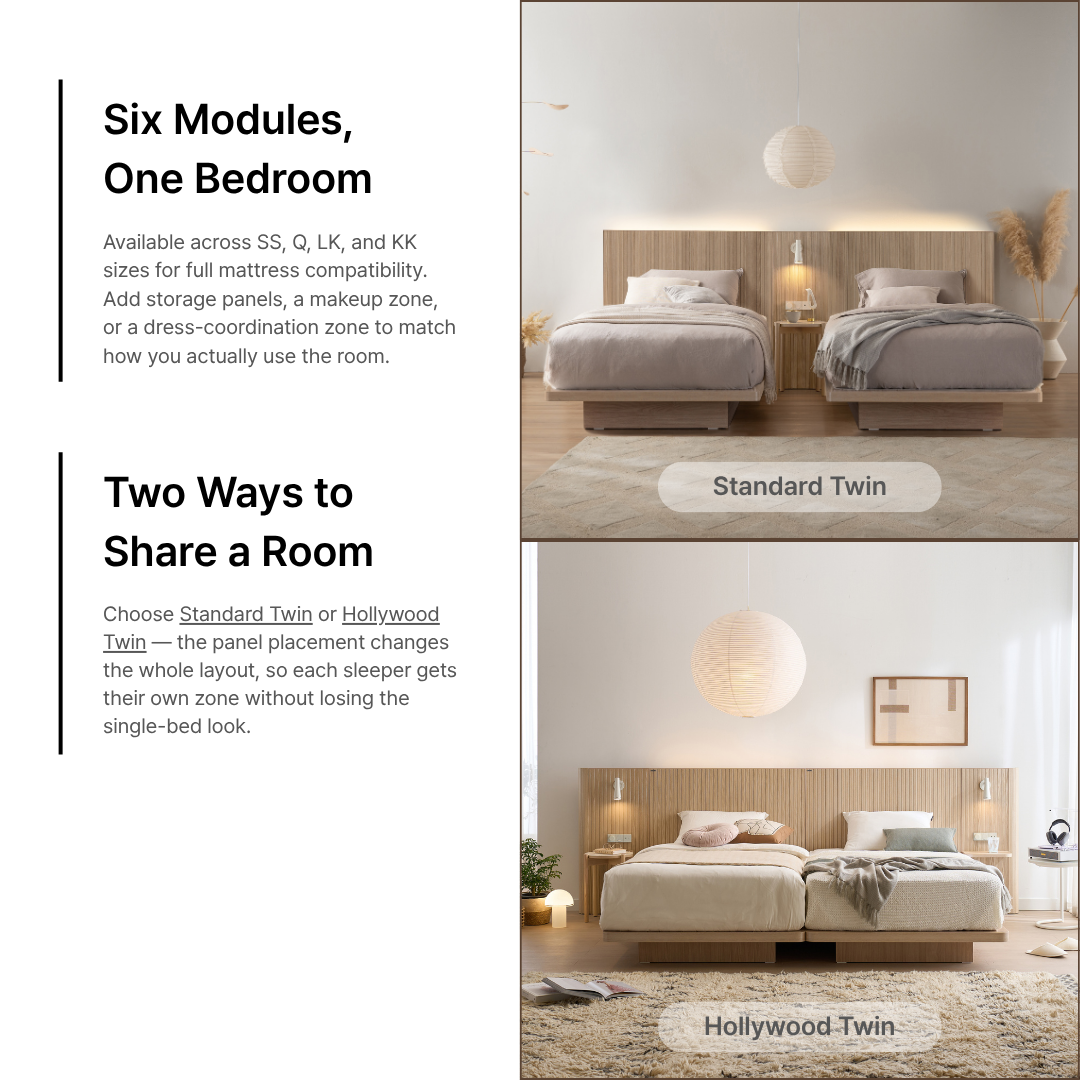 Aesthetic Hotel Bed Expansion Size.