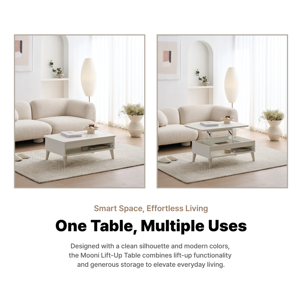 Mooni Lift-Up Tea Table 950