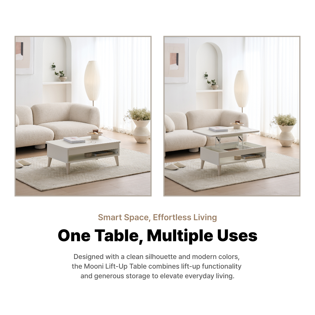 Mooni Lift-Up Tea Table 1200