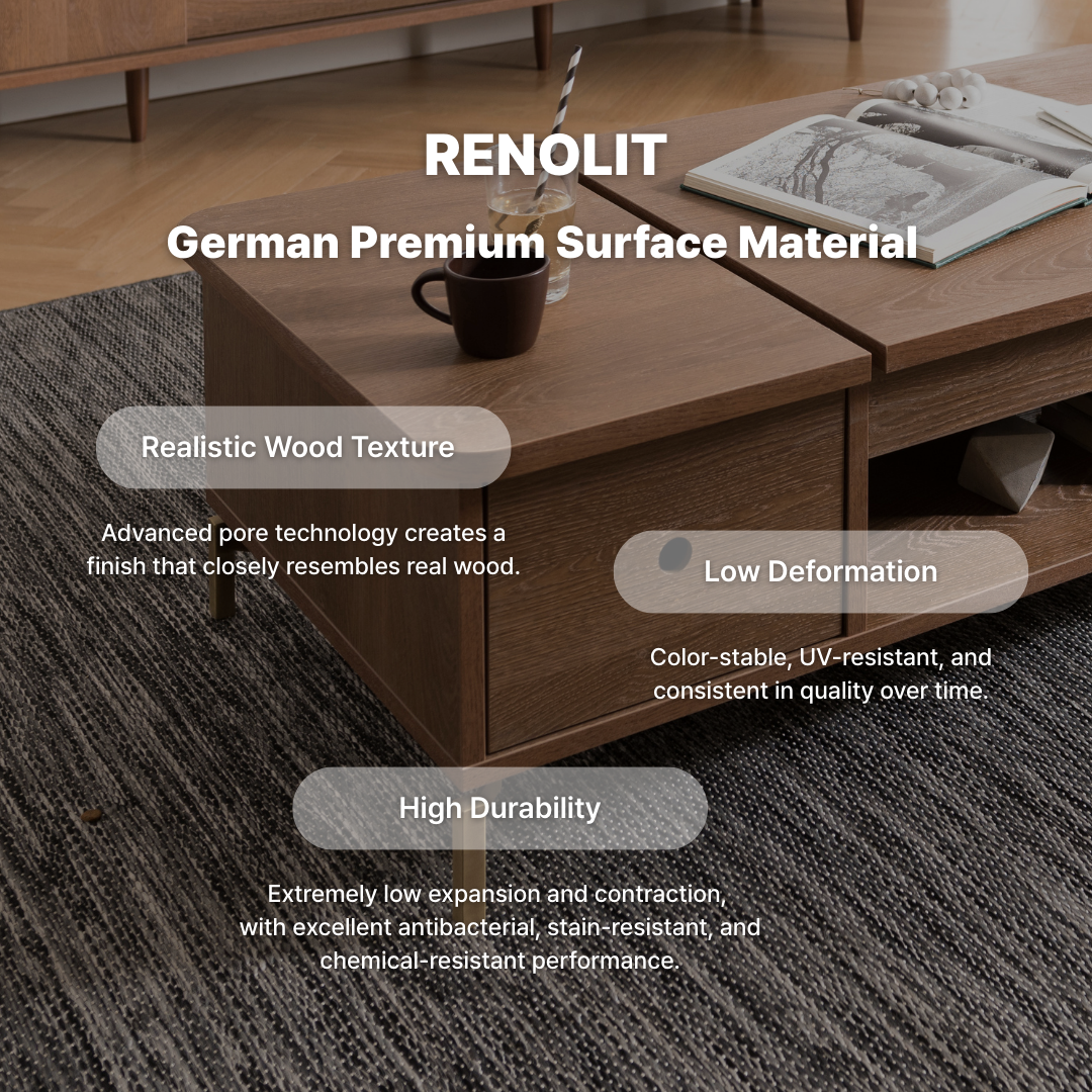 Croket Lift-Up Tea Table [Walnut]