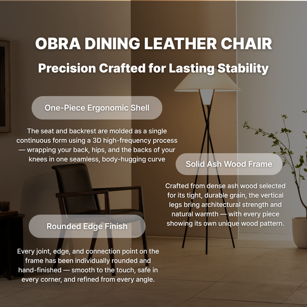Obra Dining Leather Chair