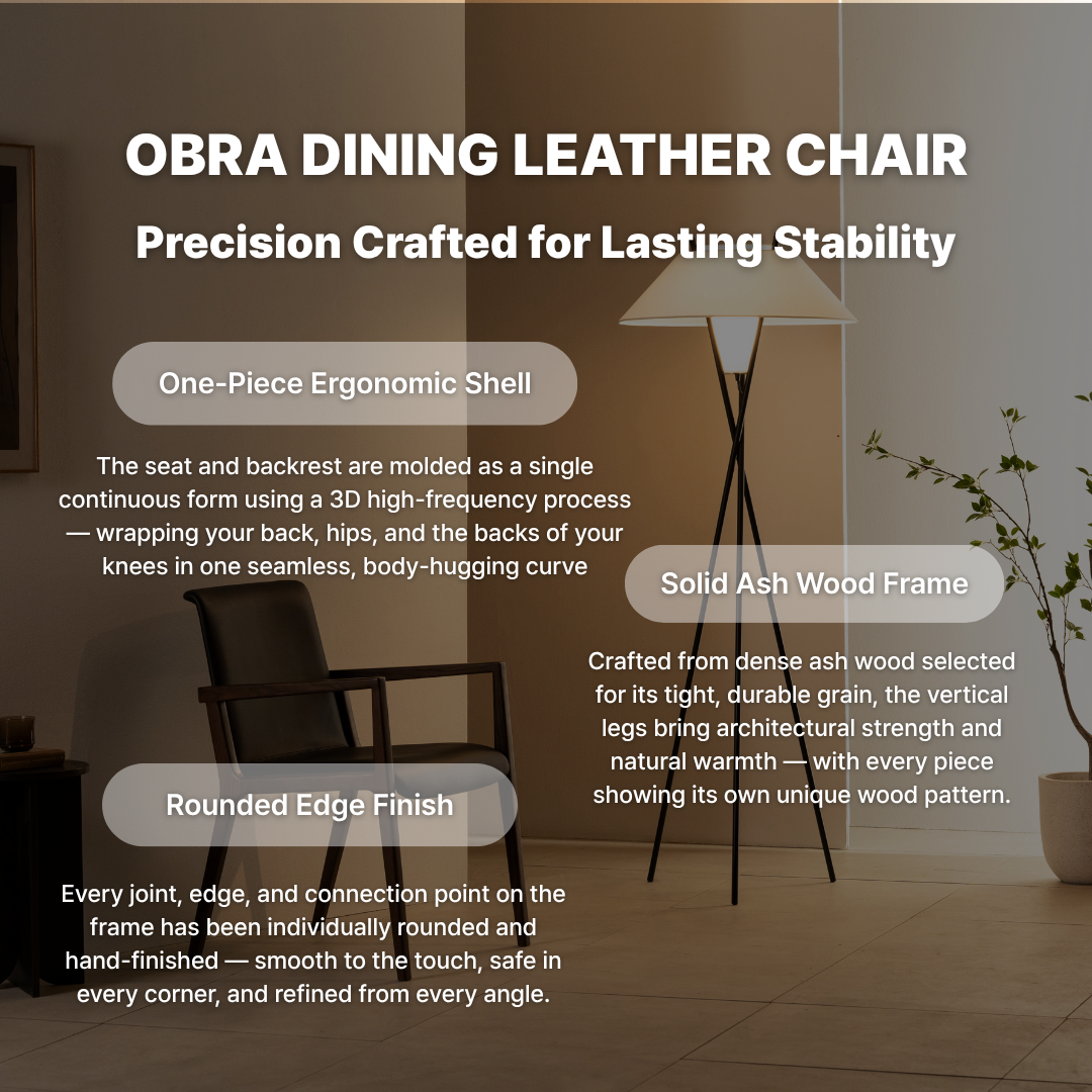 Obra Dining Leather Chair