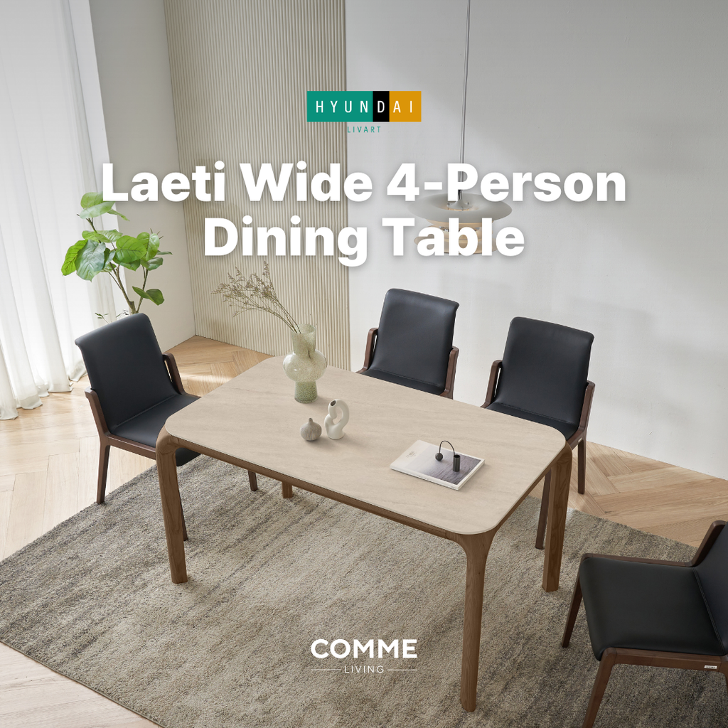 Laeti Wide 4-Person Dining Table