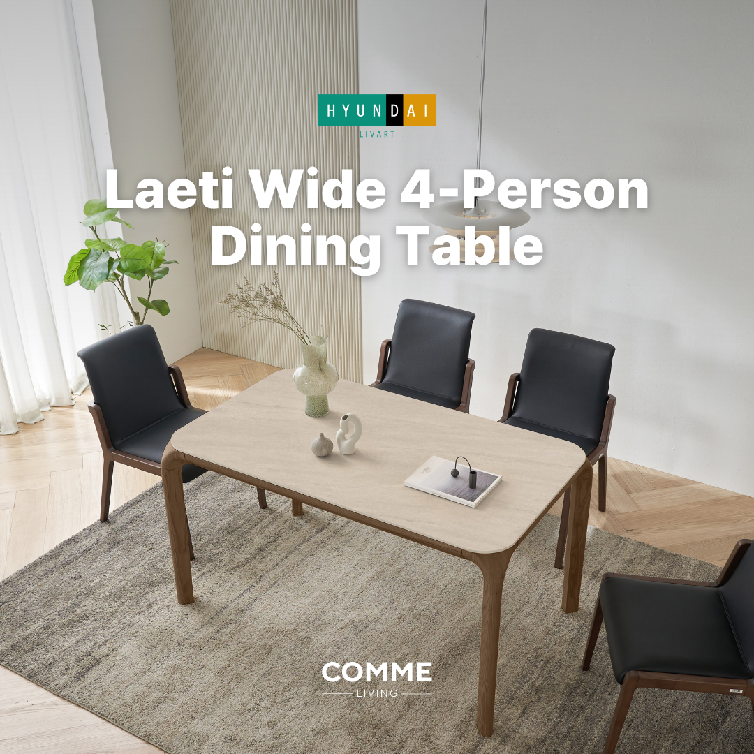 Laeti Wide 4-Person Dining Table