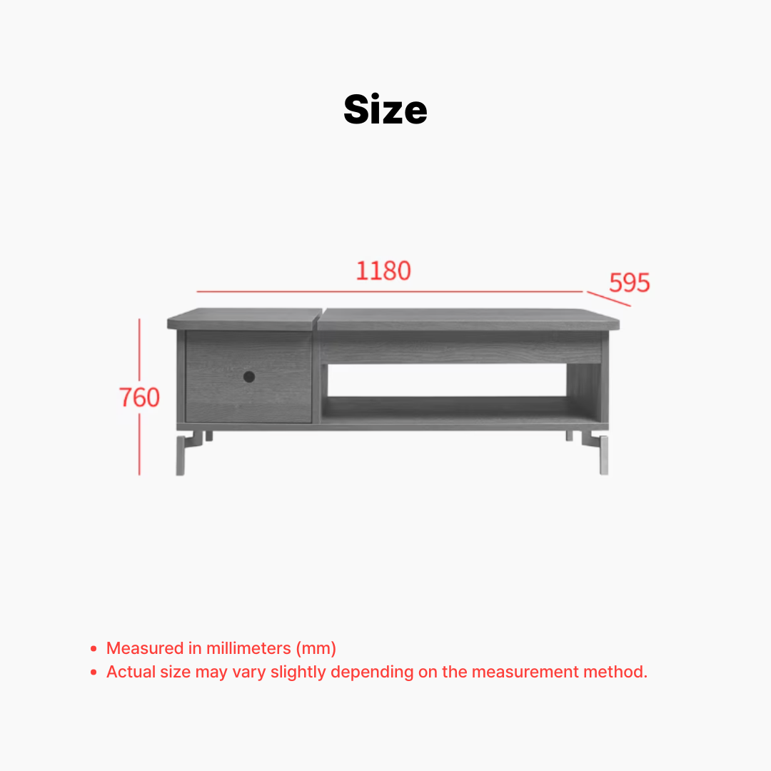Croket Lift-Up Tea Table [Walnut]