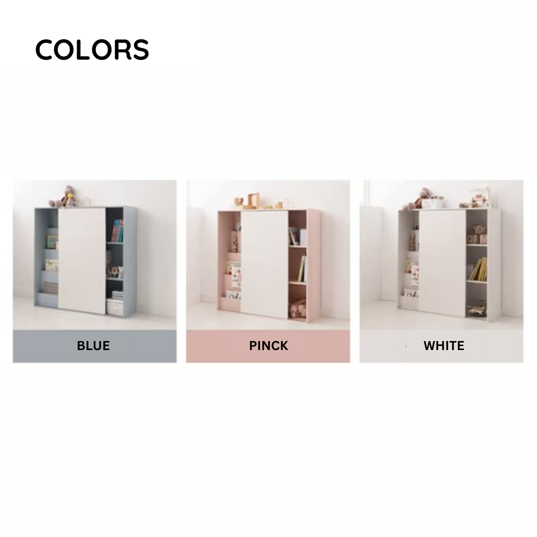 Comme Kids Magnetic Sliding Bookshelf