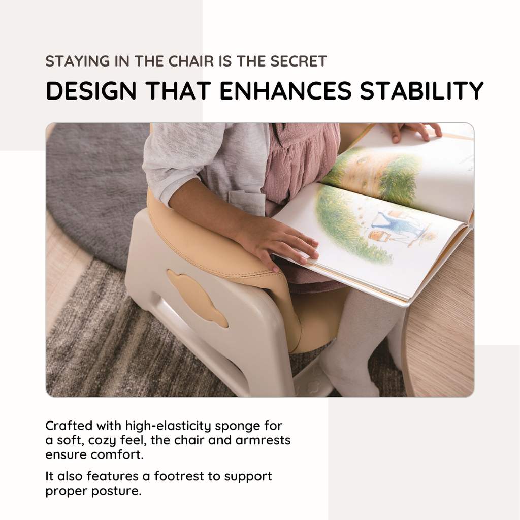 DDOU-DDOU Kids Chair & Desk Set