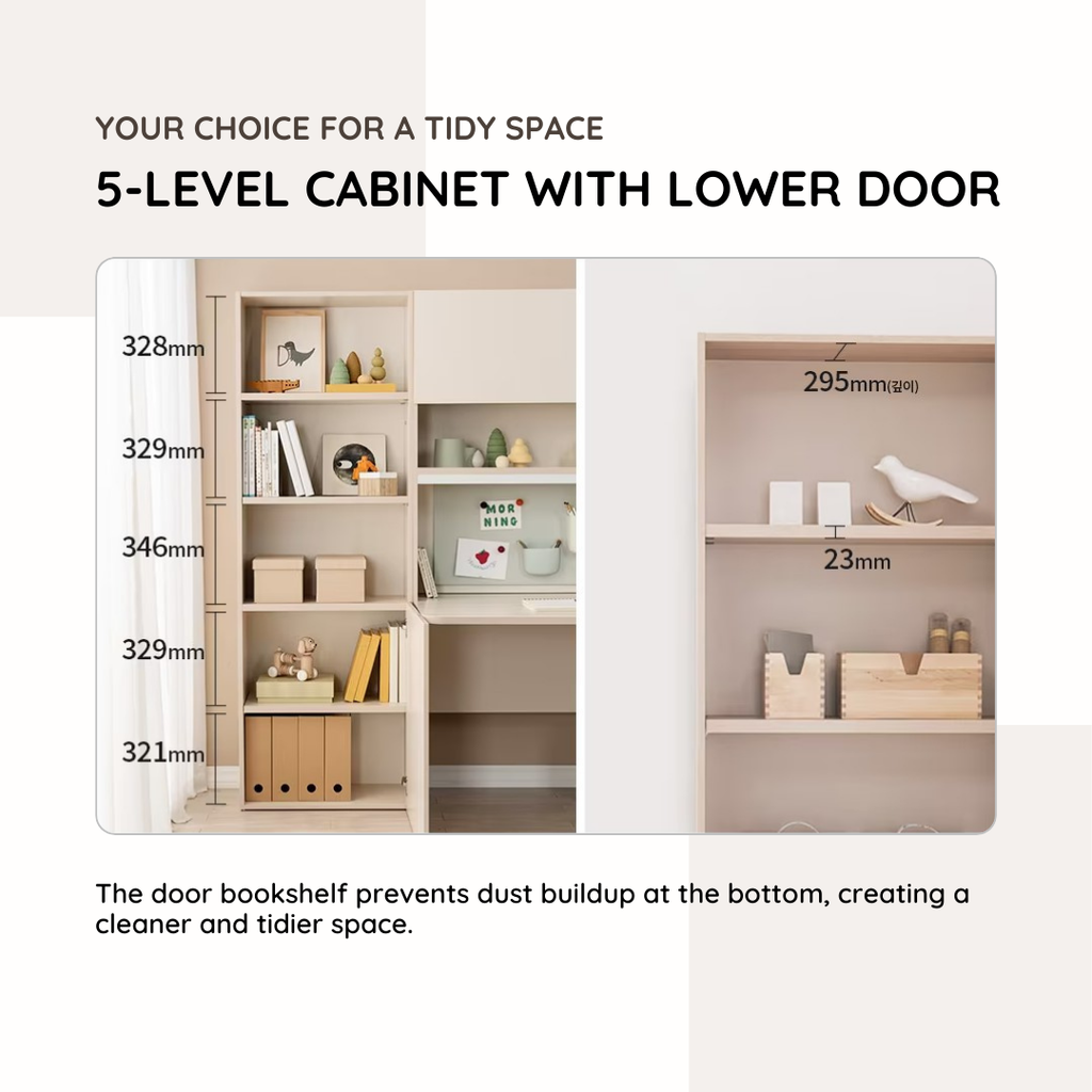 Ronan 600 5-level Cabinet with Lower Door