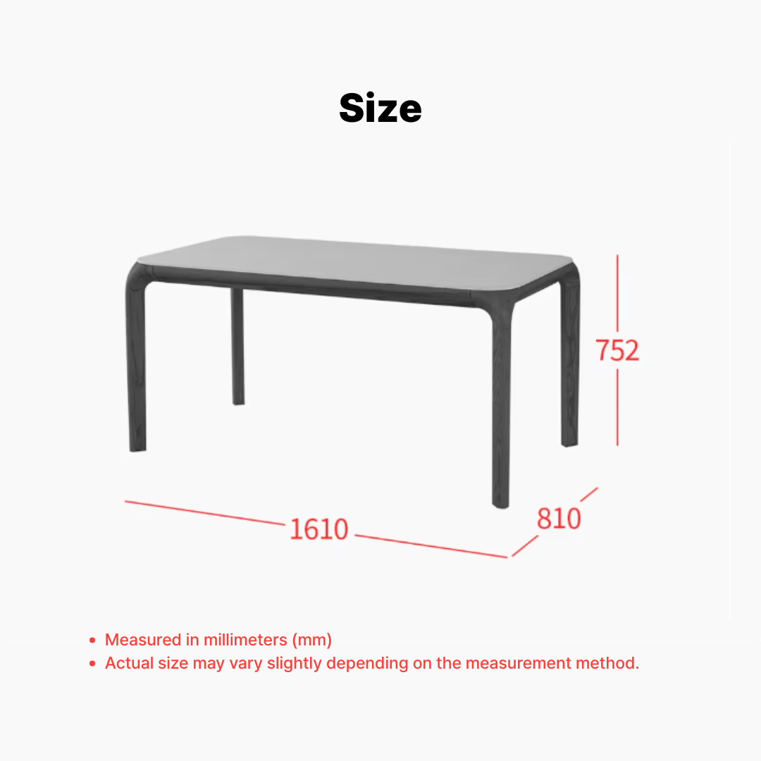 Laeti Wide 4-Person Dining Table