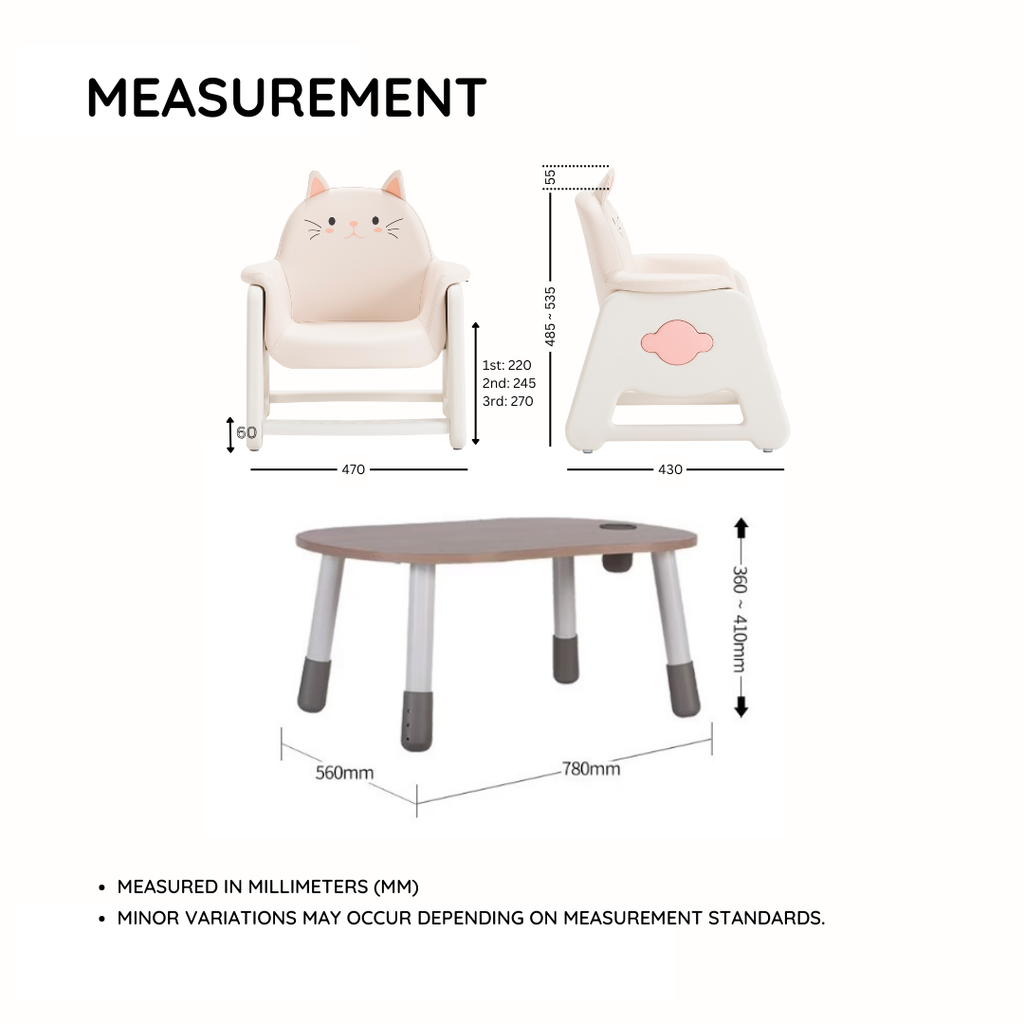 DDOU-DDOU Kids Chair & Desk Set