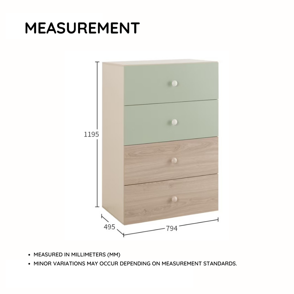 TIDY UP 4-Level Drawer Cabinet