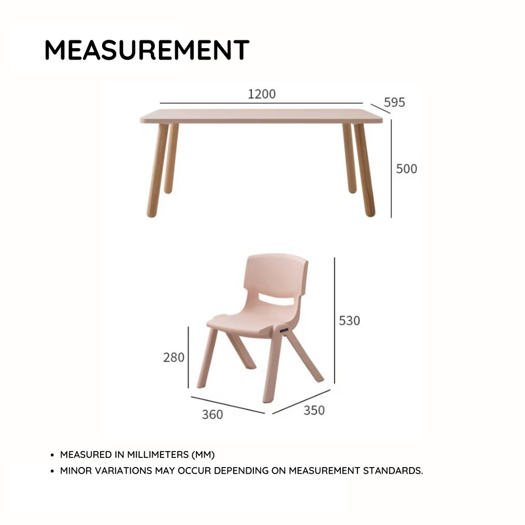 Comme Kids Chair & Desk Set